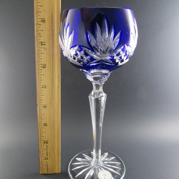 Dining Set Of 4 Multi Color Crystal Cut Glass Goblets Poshmark